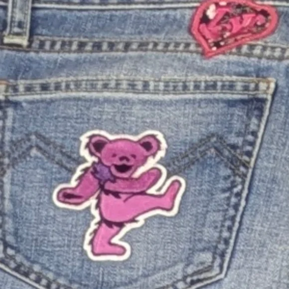 Energie X-Perience Y2K Custom Bell Bottom sz 31 Psychedelic Festival Flare J1737 - Picture 7 of 10